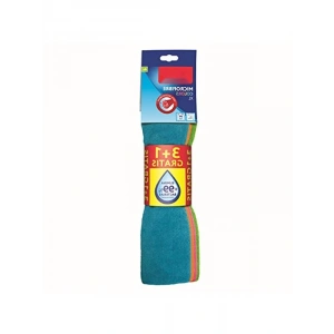 4lü Mikrofiber Temizlik Bezi Seti, Yumuşak ve Emici