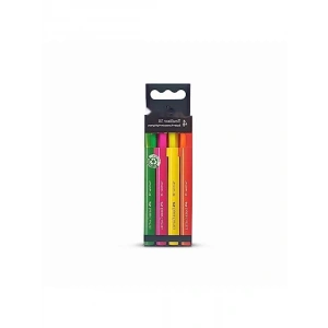 4lü Neon Renk Fosforlu Kalem Seti