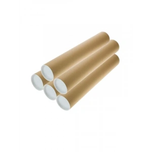 5 Adet Kapaklı Silindir Karton Kutu (60 cm)