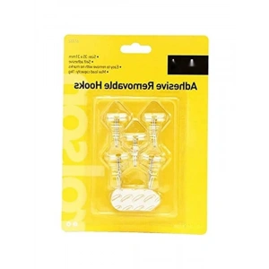 5 Adet Kendinden Yapışkanlı Metal Askı - 35 x 11 mm