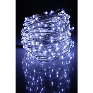 5 Metre Pilli Dekoratif Beyaz Led Aydınlatma Işığı