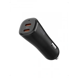 50W USB-C Araç İçi Hızlı Şarj Aleti - Çift Çıkışlı
