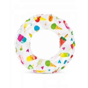 51 Cm Sevimli Desenli Şişme Simit