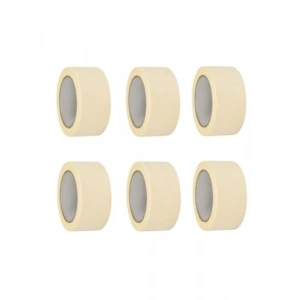 6 Adet 48mm x 25m Maskeleme Bandı - Kağıt Bant