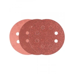 6lı Eksantirik Zımpara Kağıdı Seti, 125 mm, 60/120/240 Kum, 8 Delik