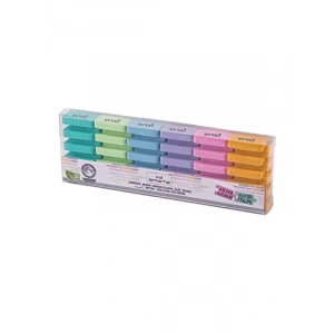 6lı Pastel Renkli Steps Silgi Seti
