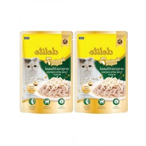 7 Yaş Üstü Kediler İçin Ton Balığı ve Tavuk Konservesi 70 gr 2li Paket