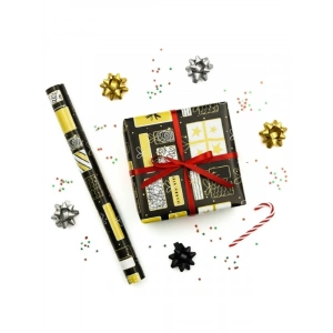 70x100 cm Premium Hediye Paketleme Kağıdı 2li Set | Kolay Sarım, Canlı Renkler, Özel Kutu ile Rul