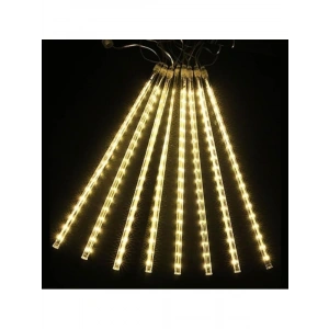 8 Saçaklı Kayar LED Meteor Işık Seti - 3,2 Metre Uzunluk