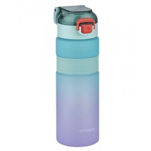 800ml Kaydırmaz Silikon Gövde Motivasyon Su Matarası