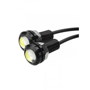 9W 12V Beyaz LED Ampul, 18 mm Çap, Universel Sinyal Kontrol Lambası