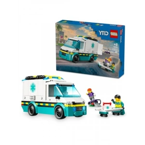 Acil Yardım Ambulansı Model Aracı - 5 Yaş ve Üzeri Çocuklar İçin Eğlenceli Yapım Seti