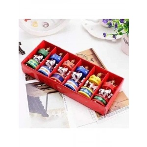 Ahşap Atlı Karınca Süsler - Mini Noel ve Yılbaşı Dekorasyonu