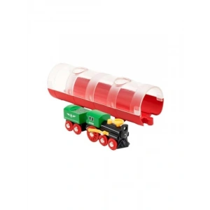 Ahşap Buhar Treni ve Tünel Seti