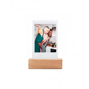 Ahşap Fotoğraf Çerçevesi - LED Işıklı, Instax Mini Uyumlu