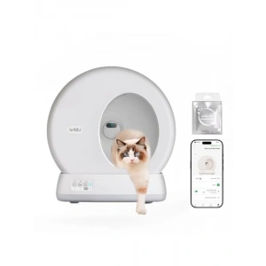 Akıllı Kedi Tuvaleti - Entegre HD Kamera ve Otomatik Temizleme Sistemi