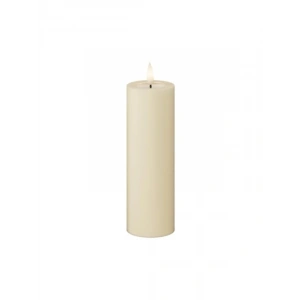 Alevsiz LED Mum - Krema Renk - 5 x 15 cm