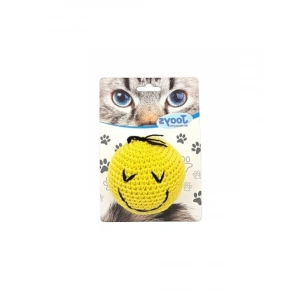 Amigurumi Kedi Oyuncağı - Sarı Emoji Tasarım