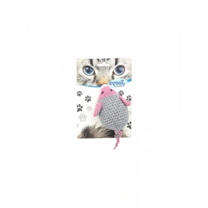 Amigurumi Tekli Fare Kedi Oyuncağı - Eğlenceli ve Yumuşak