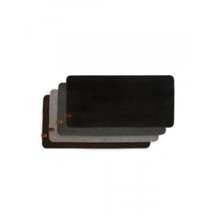 Antrasit Renkli Keçe Mousepad 50x100 cm - Büyük Boy