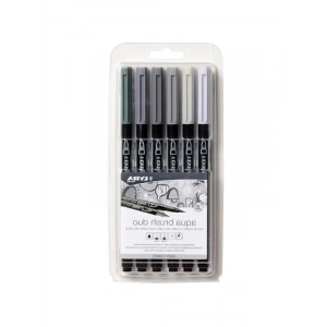 Aqua Brush Duo, 6 Renkli Set