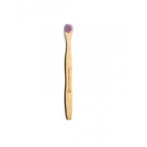 Bambu Dil Fırçası - Lila Renk, 1 Paket, Doğal Malzeme