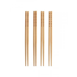 Bambu Yemek Çubukları Seti, 4 Çift