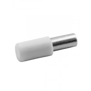 Beyaz Plastik Metal Başlı Raf Pimi - 100 Adet