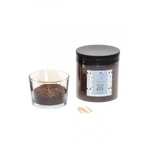 Black Vanilya Kokulu Dekoratif Mum - 250 gr