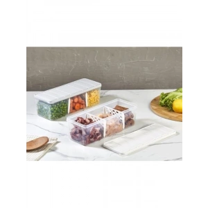 Bölmeli 2li Saklama Kabı 2 LT (Açık Gri)