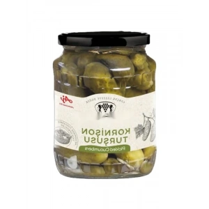 Cam Kavanozda Kornişon Turşu, 680 gr