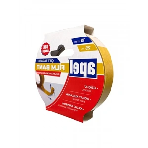 Çift Taraflı Şeffaf Film Bant 19 mm x 25 m