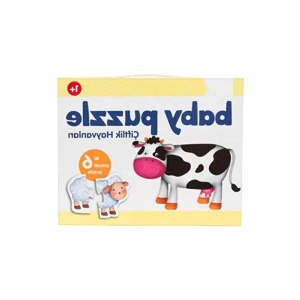 Çiftlik Hayvanları Temalı Puzzle - Eğitici Oyun Seti
