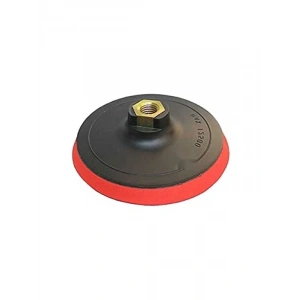 Cırtlı Disk Zımpara Altı, 115 mm, Kırmızı, Plastik Köpük Arayüz