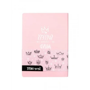 Çizgili Şeker Pembe Note Defter 15 x 21 cm