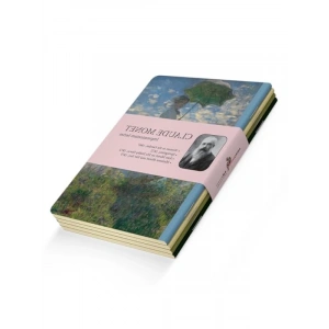 Claude Monet Temalı 4lü Defter Seti - Çizgisiz, 192 Sayfa