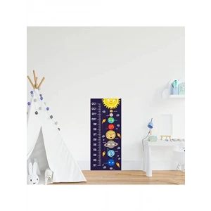 Çocuk Odası Boy Ölçer Sticker, Gezegenler Temalı