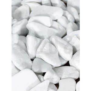 Dekoratif Beyaz Dolomit Çakıl Taşı, 2-4 cm, 1 kg, Peyzaj için