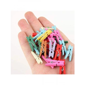 Dekoratif Fotoğraf Albüm - Mini Ahşap Mandal, ~100 Adet