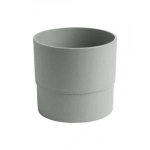 Dekoratif Plastik Saksı 15 cm Gri