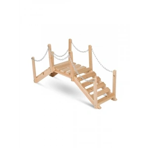 Doğal Sedir Ahşap Bahçe Köprüsü, 3 Ft.