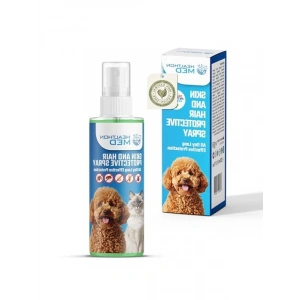 Doğal Vegan Formüllü Köpek ve Kedi Deri & Tüy Koruyucu Sprey – 200 ml