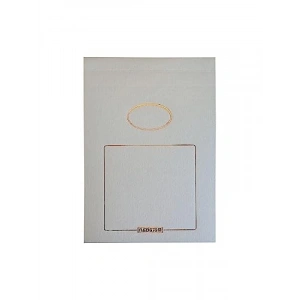 Dokulu Karton Kapaklı 17x24 cm Bloknot - 150 Yaprak, Düz, Gri