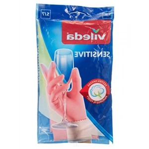 Duyarlı Temizlik Eldiveni - %100 Doğal Lateks, S Boy