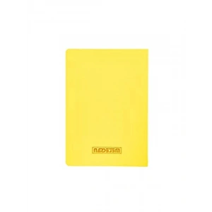 Düz Sarı Karton Kapaklı Defter, 32 Yaprak, 17x24 cm