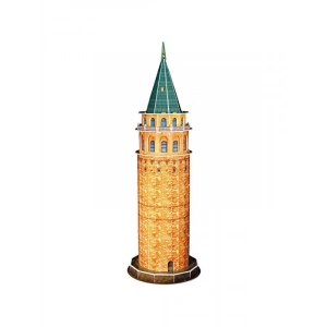 Eğlenceli 3D Galata Kulesi Puzzle - 17 Parça