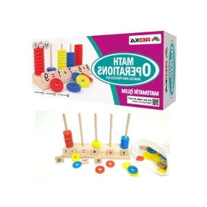 Eğlenceli Matematik Oyunu - Ahşap Tasarım