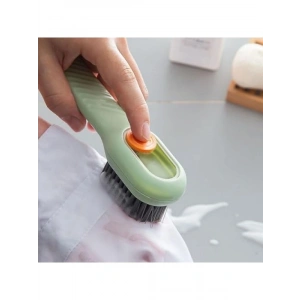 Ergonomik Ayakkabı Fırçası - Deterjan Hazneli, Çok Amaçlı