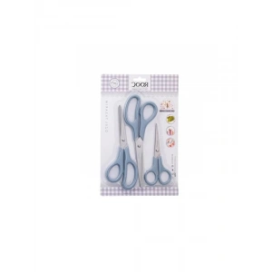 Ergonomik Saplı Çelik Mutfak Makası, 3lü Set, Gıdaya Uygun