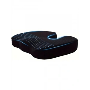 Ergonomik Visco Oturma Minderi - Hemoroid Destekli, Siyah